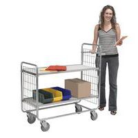 Carrello a ripiani in legno - 2 ripiani - Portata 200 kg