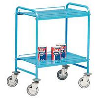 Carrello con ripiani in metallo - 2 piani - Portata 150 kg