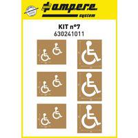 Maschere in cartone oliato riutilizzabili - 6 schede Disabilità - Ampere System