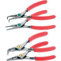 Set 4 Pinze Per Anelli Elastici (Seger) - Dritte E Piegate, 18 Cm, Manici Antiscivolo - Foto 6