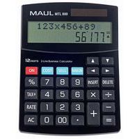 Calcolatrice da ufficio MTL 800 - 12 tasti - 2 linee - Maul