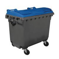 Cassonetto per rifiuti con 4 rotelle - 660 L - Mobil Plastic