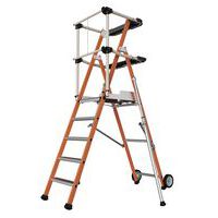 Piattaforma di lavoro PIR PIRL isolante Sherpa Fibre - Da 3 a 5 gradini - Tubesca