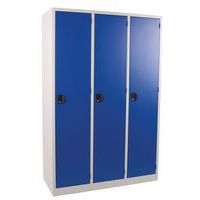 Armadietto Modulo, Tipo di guardaroba: Multiscomparto, con appendiabiti, Materiale: Acciaio, N. di colonne: 3