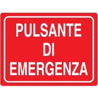 Cartello antincendio - Pulsante di emergenza