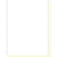 Fogli elenco carta autocop. bianco/giallo 240 x 12, 2 copie, banda staccabile