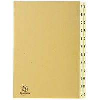 Classificatore rigido 24 scomparti A-Z Forever Kraft - A4