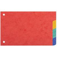 Intercalari per schede bristol in cartoncino lucido 4 posizioni