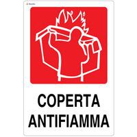 Cartello antincendio - Coperta antifiamma