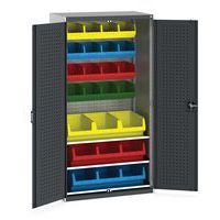 Armadio con 25 contenitori di stoccaggio da 1050x650x2000mm - Bott