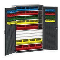 Armadio con 65 contenitori di stoccaggio da 1050x650x2000mm - Bott