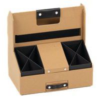 Organizer da tavolo mobile Savana kraft - Oxford