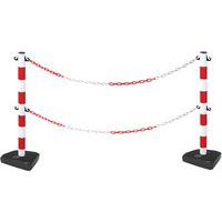 Paletti Segnaletici Flessibili Wiltec - 2 Pezzi Da 75 Cm Con Strisce Catarifrangenti E Viti Per Fissaggio - Foto 3