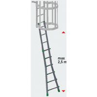 Scaletta telescopica di accesso per gabbia Security System
