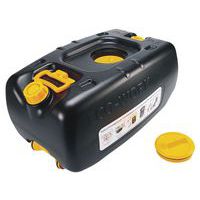 Tanica Eco-Work svuotamento e contenimento olio minerale esausto con carrellino - nero - 36