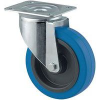 Rotella girevole con piastrina - Portata 250 kg