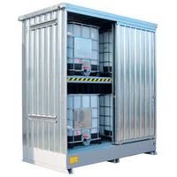 Modul container per cisternette a porte scorrevoli - 2 piani di stoccaggio