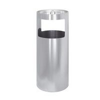 Posacenere gettacarte con griglia setaccio e con tondino reggisacco