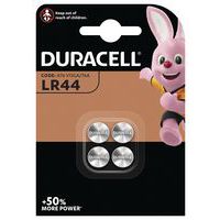 Pila a bottone alcalina LR44 - Confezione da 4 - Duracell
