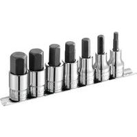 Set di 7 prese Cacciavite esagonale in rack