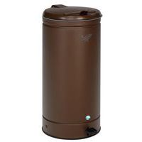 Pattumiera a pedale GVA - 66 L - Marrone - VAR