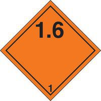 Pericolo della classe 1 -1.6 (Esplosivi)