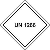 Cartello adesivo UN 1266 (Trasporto in quantità limitata)