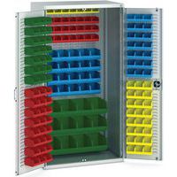 Armadio con 150 contenitori di stoccaggio da 1050x650x2000mm - Bott