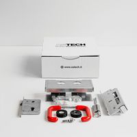 Kit serratura a chiave per porta singolo battente chiavi diverse ImpactGuard