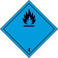 Pericolo della classe 4.3 - bordo nero