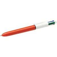 Penna a sfera 4 colori a scatto - Punta 0,8 mm - Confezione da 12 - Bic