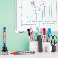 Ricarica di inchiostro per pennarello per lavagne bianche - Nero - BTK25 - Edding