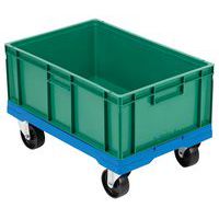 Carrello Trasporto Con Ruote In Legno Di Acacia COSTWAY – Pianale 77x47 Cm, Capacità 450 Kg, Per Mobili E Lavatrici