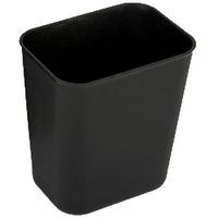 Cestino per rifiuti rettangolare - Nero - Probbax