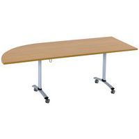 Tavolo con piano laminato Axe ad angolo a sinistra - Manutan Expert