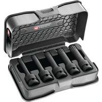 Set di 5 chiavi a bussola a percussione lunghe XZN maschio