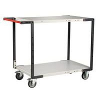 Carrello con 2 ripiani - Portata 250 kg