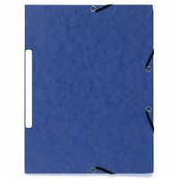 Cartellette A4 riciclate 3 lembi con elastico - Exacompta