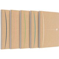 Quaderno Touareg 210x297 100p/90g riciclato Q5/5 assortimento - Oxford