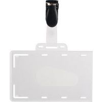 Badge con clip in PVC duro - Pavo