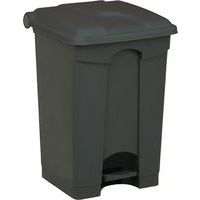 Pattumiera agroalimentare in plastica, Capacità: 70 L, Apertura: A pedale, Materiale: Plastica, Pattumiera