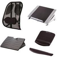 Kit telelavoro ergonomico Confort + poggiapolsi in omaggio! - Fellowes