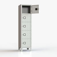 Armadio casellario monoblocco 5 posti su piedi