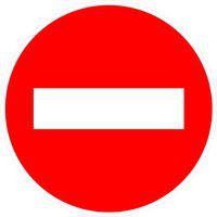 Cartello di segnalazione B1 Divieto di accesso - Kelias