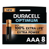 Pila alcalina Optimum AAA - 4 - 6 o 8 unità - Duracell