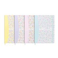 Quaderno A5 Floral con rilegatura rinforzata - 148 x 210 mm - Colori assortiti - Oxford