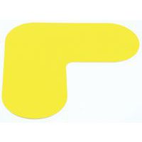 Adesivo in PVC per marcatura a terra - Angolare 180 x 180 mm - Gergosign