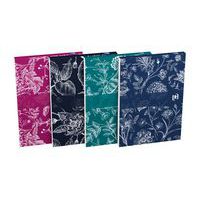 Blocco Romance con punti metallici da 160 pagine - 10,5 x 14,8 cm - A righe - Oxford