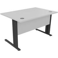 Scrivania diritta, Tipo di base: A forma di L, Montaggio: Da montare, Larghezza totale: 120 cm