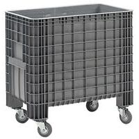 Cassa-pallet impilabile, Capacità: 400 L, Carico max.: 250 kg, Altezza totale: 980 mm